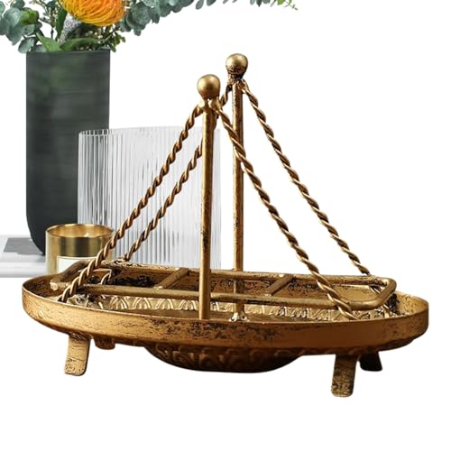 Kustimantu Serviettenhalter, Tischhalter für Servietten, in Schiffsform, dekorativer Organizer für Café-Servietten, Badezimmer, Hochzeit, Küche, Esstischplatte Kustimantu Serviettenhalter, Tischhalter für Servietten, in Schiffsform, dekorativer Organizer für Café-Servietten, Badezimmer, Hochzeit, Küche, Esstischplatte von Kustimantu