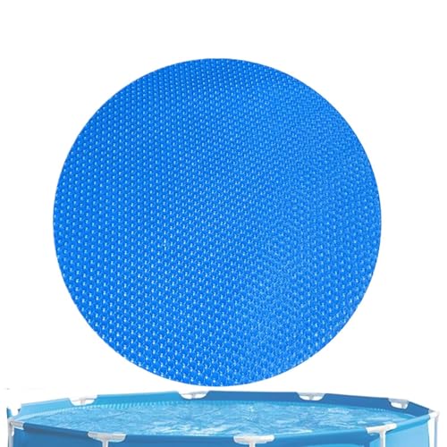Kustimantu Solardecke Für Schwimmbecken | Zuschneidbare Runde Poolabdeckung | Robust Wärmespeichernde Schutzfolie Für Eingelassene & Freischwimmbecken von Kustimantu