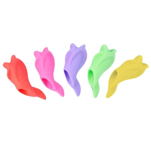 Kustimantu Stifthalter | Silikon Delphin Stift-Haltehilfe - Rutschfeste Stiftgriffe Für Schreibtraining Im Unterricht, Homeschooling Und Kindergarten - 5er Set Kustimantu Stifthalter | Silikon Delphin Stift-Haltehilfe - Rutschfeste Stiftgriffe Für Schreibtraining Im Unterricht, Homeschooling Und Kindergarten - 5er Set von Kustimantu