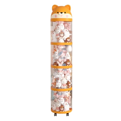Kustimantu Stofftier Organizer - Plüschspielzeug Aufbewahrung für Kuscheltiere | Großraum Behälter Mit Rädern, Klare Röhre Raumdekoration Aufbewahrung Für Wohnzimmer Kinderzimmer Kustimantu Stofftier Organizer - Plüschspielzeug Aufbewahrung für Kuscheltiere | Großraum Behälter Mit Rädern, Klare Röhre Raumdekoration Aufbewahrung Für Wohnzimmer Kinderzimmer von Kustimantu
