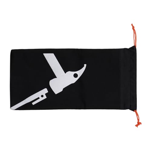 Kustimantu Tasche mit Zeltheringen – Tasche mit Heringen – Aufbewahrungstasche aus Oxford-Stoff mit Kordelverschluss für Plane, Schnee, Sand, Wandern, Markise, Zurrgurte, Hängematte von Kustimantu