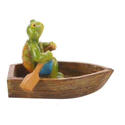 Kustimantu Tierfiguren für den Außenbereich, Skulptur eines kleinen Teiches – schwimmende Figuren aus Harz in Form von Frosch und Schildkröte, für Aquarium, Garten, Pool, Terrasse, Hof, Zaun, Kustimantu Tierfiguren für den Außenbereich, Skulptur eines kleinen Teiches – schwimmende Figuren aus Harz in Form von Frosch und Schildkröte, für Aquarium, Garten, Pool, Terrasse, Hof, Zaun, von Kustimantu