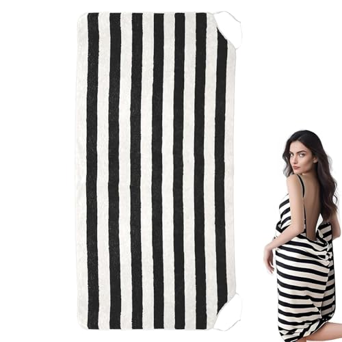 Kustimantu Towel Wrap für Frauen | Lumineszierendes Handtuch, tragbar, mit Trägern | verstellbar, saugfähig, schnell trocknend, für Pool, Strand, Badezimmer Kustimantu Towel Wrap für Frauen | Lumineszierendes Handtuch, tragbar, mit Trägern | verstellbar, saugfähig, schnell trocknend, für Pool, Strand, Badezimmer von Kustimantu