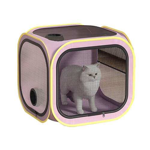 Kustimantu Trocknungsbox für Katzen – Käfig zur Fellpflege | tragbarer Trockner mit Anti-Haardiebstahl und Käfig zur Fellpflege für Katzen, Hunde und Welpen Kustimantu Trocknungsbox für Katzen – Käfig zur Fellpflege | tragbarer Trockner mit Anti-Haardiebstahl und Käfig zur Fellpflege für Katzen, Hunde und Welpen von Kustimantu