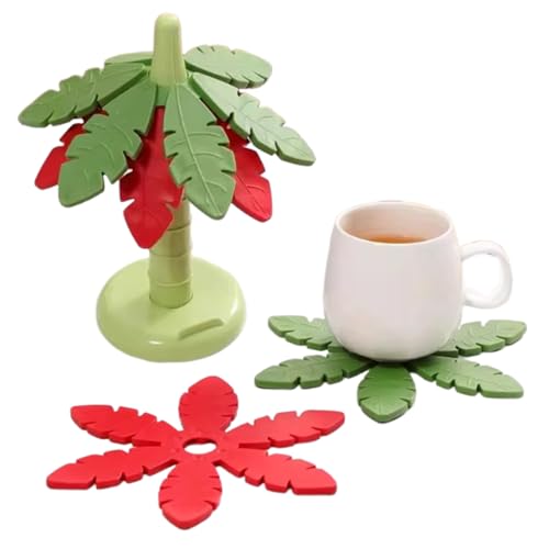 Kustimantu Untersetzer Baum | Untersetzer Baum faltbar 5-teilig – Silikonmatte Deko Zubehör Platzsparend für Küche Arbeitsplatte Tisch mit Geschirr Kustimantu Untersetzer Baum | Untersetzer Baum faltbar 5-teilig – Silikonmatte Deko Zubehör Platzsparend für Küche Arbeitsplatte Tisch mit Geschirr von Kustimantu