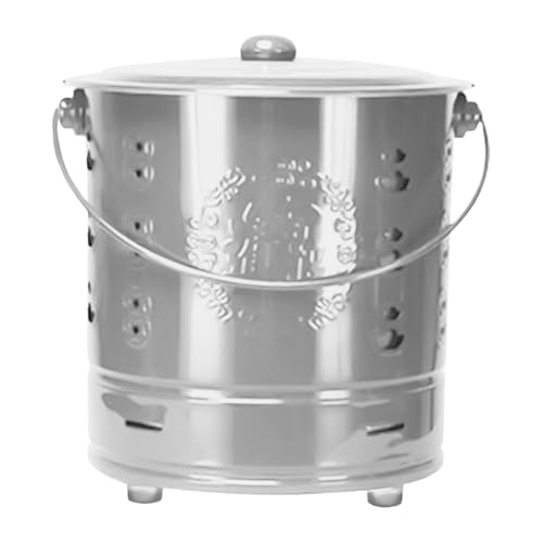 Kustimantu Verbrennungsfässer Für Draußen, Tragbare Edelstahl Brennbehälter mit Deckel, Verbrennungsgerät für Gelddosen für Holzöfen Outdoor Camping Gärtner Bauernhof Garten Balkon Landschaftsgärtner Kustimantu Verbrennungsfässer Für Draußen, Tragbare Edelstahl Brennbehälter mit Deckel, Verbrennungsgerät für Gelddosen für Holzöfen Outdoor Camping Gärtner Bauernhof Garten Balkon Landschaftsgärtner von Kustimantu