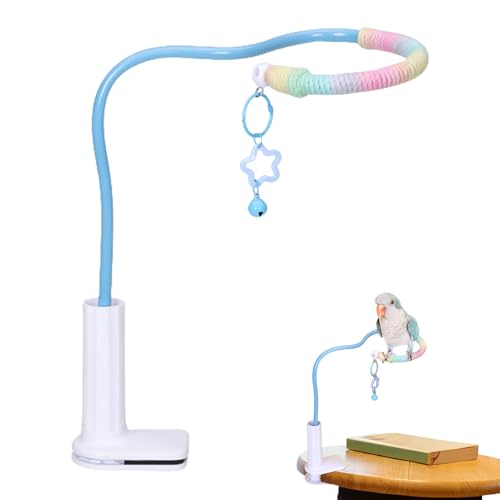 Kustimantu Vogelstand | Vogelkäfig Sitzstangen Ständer - Bunte Baumwolle rutschfeste Vogelspielzeug Für Tauben Unzertrennliche Kanarienvogel Wellensittich Sittich von Kustimantu