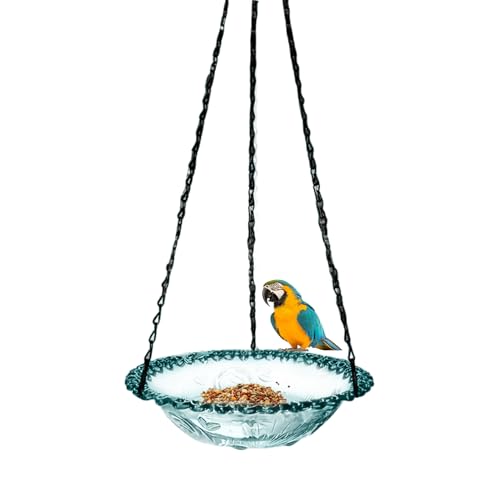 Kustimantu Vogelwasserfutterstation - Vogelbäder | Robuster Metallvogelhaus Hänger Mit Aufhängbarem Design Für Garten Vogelbeobachtung Balkon Terrassenwildlife von Kustimantu