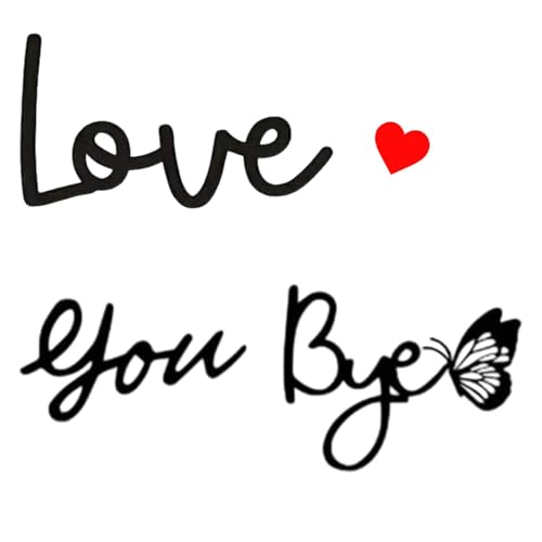 Kustimantu Wall Love You Bye Sign, Love You Bye Sign | Romantischer Valentins-Skript-Tür-Topper | Murway Modern Love Decoration Doppelseitige Aufkleber Kustimantu Wall Love You Bye Sign, Love You Bye Sign | Romantischer Valentins-Skript-Tür-Topper | Murway Modern Love Decoration Doppelseitige Aufkleber von Kustimantu