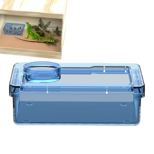 Kustimantu Wasserbehälter für Reptilien, Wasserbehälter für bärtige, Zubehör für Terrarien und Lebensräume Chamäleons, Schildkröten, Eidechsen von Kustimantu