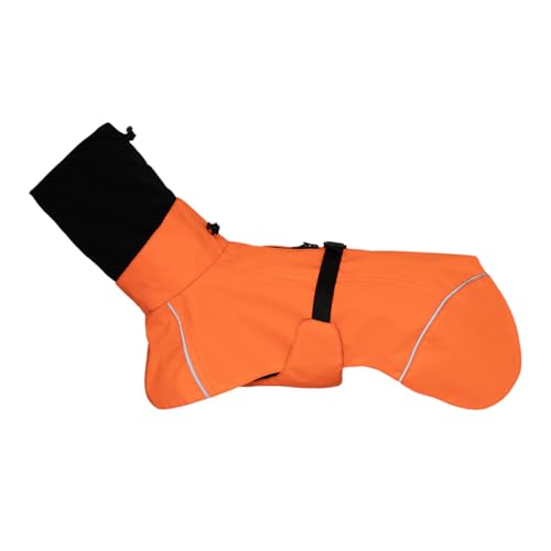 Kustimantu wasserdichte Jacke für Hunde – leicht und verstellbar mit reflektierenden Elementen | Leichte Reflektorjacke für Spaziergänge und – geeignet für Welpen und Erwachsene von Kustimantu