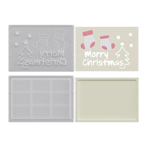 Kustimantu Weihnachts Geldgeschenk Silikonform,2 Stücke Ton Formen,Sockenschneemann Schneeflocke Festliche Geldhalter Form | für Gips Harz Ton Geburtstagsfeier Kustimantu Weihnachts Geldgeschenk Silikonform,2 Stücke Ton Formen,Sockenschneemann Schneeflocke Festliche Geldhalter Form | für Gips Harz Ton Geburtstagsfeier von Kustimantu