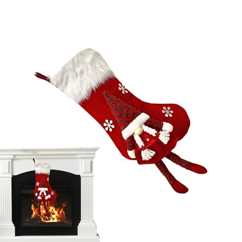 Kustimantu Weihnachtsstrumpf-Dekoration – Tüten für Weihnachtsfeier | Kamindekoration, Design GNOME für das Familienfeier Kustimantu Weihnachtsstrumpf-Dekoration – Tüten für Weihnachtsfeier | Kamindekoration, Design GNOME für das Familienfeier von Kustimantu