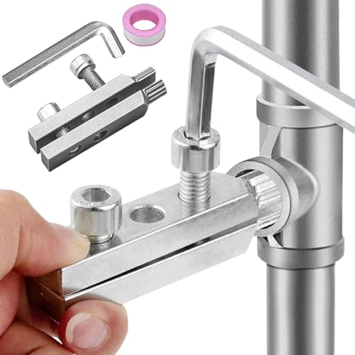 Kustimantu Werkzeug zum Entfernen von Rohren, robustes Rohrleitungswerkzeug – Sanitär-Ausrüstung für Reparatur, Dusche, Bewässerung, Rohrleitung, Gewinde Kustimantu Werkzeug zum Entfernen von Rohren, robustes Rohrleitungswerkzeug – Sanitär-Ausrüstung für Reparatur, Dusche, Bewässerung, Rohrleitung, Gewinde von Kustimantu