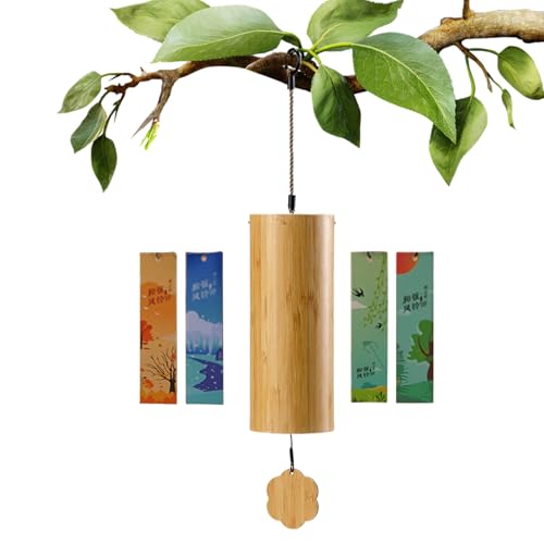 Kustimantu Windspiel für Tür aus Holz | Türklingel mit 8 Tönen – Musik-Sound, handgefertigt, für Eingangsbereich, Geschäft, Terrasse, Zaun, Schlafzimmer, Haus, Patio Kustimantu Windspiel für Tür aus Holz | Türklingel mit 8 Tönen – Musik-Sound, handgefertigt, für Eingangsbereich, Geschäft, Terrasse, Zaun, Schlafzimmer, Haus, Patio von Kustimantu