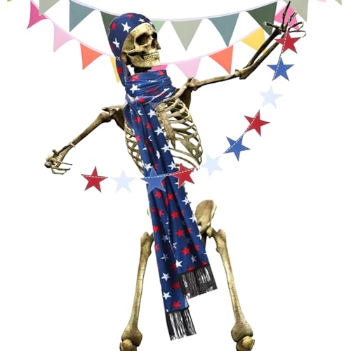 Kustimantu Zwölf Meter Skelett Outfit - Totenkopf Handgehaltene Banner Set | Skelett Accessoires Outfit Mit Handgehaltener Fahne Für Garten Rasen Innen Außen Kustimantu Zwölf Meter Skelett Outfit - Totenkopf Handgehaltene Banner Set | Skelett Accessoires Outfit Mit Handgehaltener Fahne Für Garten Rasen Innen Außen von Kustimantu