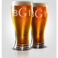 2Er Set - Pilsner Gläser Personalisiert Graviertes Pilsnerglas Bräutigam Bierkrug Hochzeitsglas Pilser Glas 2Er Set - Pilsner Gläser Personalisiert Graviertes Pilsnerglas Bräutigam Bierkrug Hochzeitsglas Pilser Glas von KustomProducts