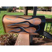Airbrush Flamme Metallflocken Nadelstreifen Hot Rat Rod Tattoo Art Mailbox Handgemalt Airbrush Flamme Metallflocken Nadelstreifen Hot Rat Rod Tattoo Art Mailbox Handgemalt von KustomsbyKro