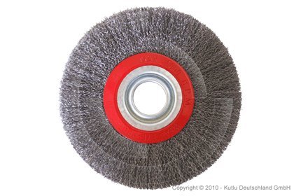 180mm Edelstahl Drahtbürste mit geradem Draht, 1 Count von Kutlu Deutschland GmbH