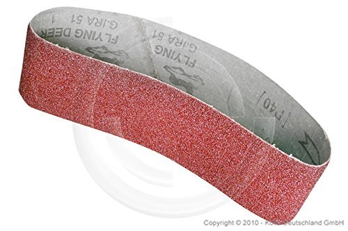 5x Bandschleifer Schleifbänder Schleifband Schleifpapier 100x610mm K100 von Kutlu Deutschland GmbH