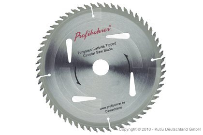 HM bestücktes Kreissägeblatt für Holz Typ Wechselzahn 160 x 16 mm Z60 von Kutlu Deutschland GmbH