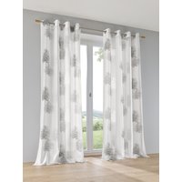 Kutti Vorhang "Belinda", (1 St.), Gardine, halbtransparent, Ausbrenner, bedruckt, Viskose-Polyester von Kutti