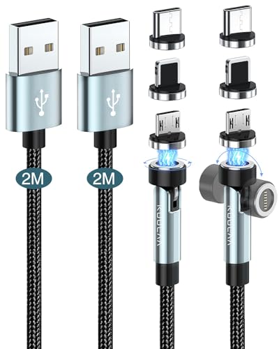 Kuulaa Magnet Ladekabel USB C 2M 2 Pack Grün von Kuulaa