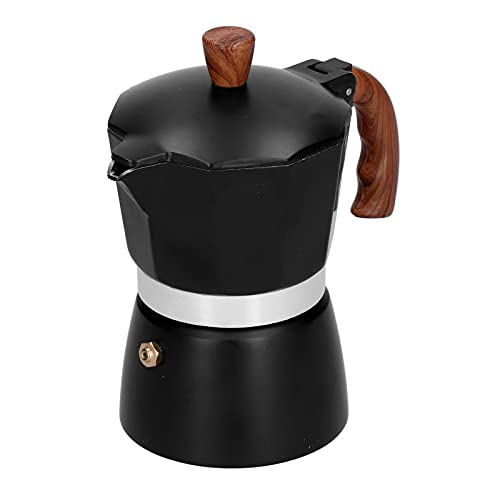 150 Ml Espresso- Und Kaffeekocher auf Dem Herd, Italienische Moka-Kanne, Praktische Aluminium-Espresso-Kaffeemaschine, Achteckige Moka-Kaffeekanne Für Küchengeräte Im Home Office(150ML) von Kuuleyn