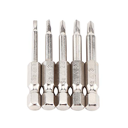 5-teilige magnetische Dreieckskopf-Schraubendreher-Bits, TA18 TA20 TA23 TA27 TA30 1/4 "Sechskant-Schaft-Dreieckskopf-Bit-Set von Kuuleyn