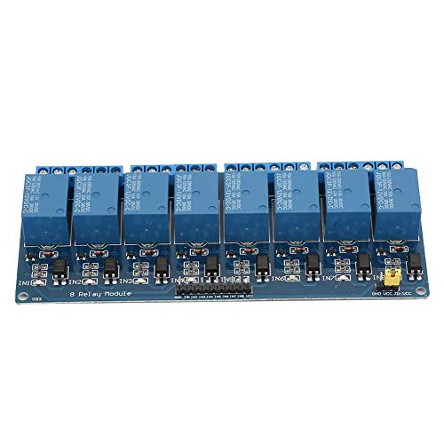 8-Kanal-Relaismodul, Switch Moudle mit Optokoppler-Isolation Blue Board PLC-Relaismodul zur Steuerung(12V) von Kuuleyn