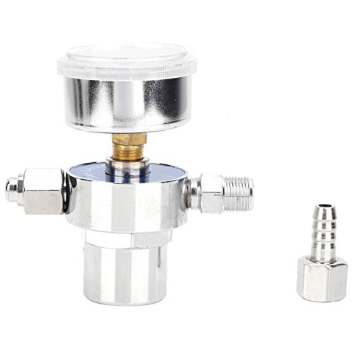 Druckminderer, Argon Druckminderer, Wx92 8209 1 Neuer Argon Co2 Economizer Druckminderer Innengewinde M12*1 Zinklegierung Verchromt von Kuuleyn