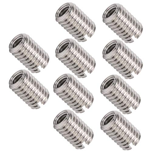 Kuuleyn 10 -pcs -Gewinde reduzierende Nussreparatureneinsatzkit Edelstahl Weibliche Gewinde M5 x 0,8 mm männlicher Gewinde M8 x 1,25 mm Länge 12mm Kuuleyn 10 -pcs -Gewinde reduzierende Nussreparatureneinsatzkit Edelstahl Weibliche Gewinde M5 x 0,8 mm männlicher Gewinde M8 x 1,25 mm Länge 12mm von Kuuleyn