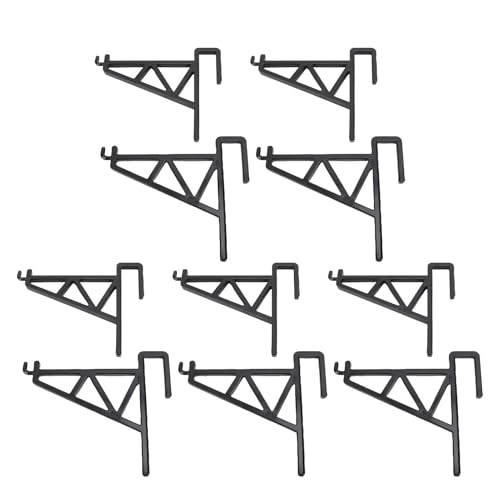 Kuuleyn 10pcs Bienenzuchthalterstange, Bienenstock -Rahmenständer, Kunststoff -Bienenstockhalter -Ständer Ausrüstung Imkere Tool für Imker für Honigernte (Schwarz) von Kuuleyn