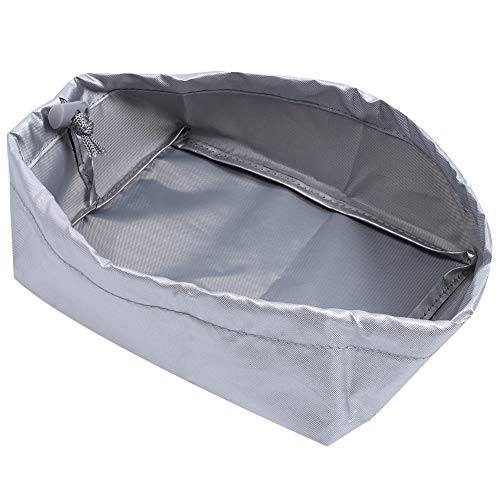 Kuuleyn 420D Oxford Cloth Fryer Cover, Frying Machine Outer Protective Covering Kitchen Appliance Accessories for Home Use Black 20x15x8cm (Silver) von Kuuleyn