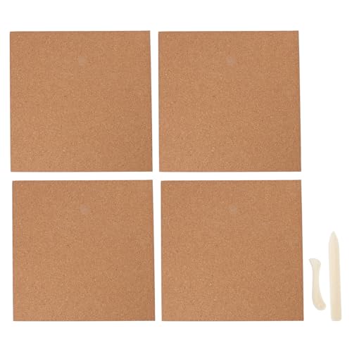 Kuuleyn 4pcs Buntglas Arbeitsmatte, Foursquare Heat -Widerstandskorkenbrett, Selbstklebstoffwandplatte mit 2 Scrapers DIY Projects Workshop -Werkzeugoberflächenschützer Kuuleyn 4pcs Buntglas Arbeitsmatte, Foursquare Heat -Widerstandskorkenbrett, Selbstklebstoffwandplatte mit 2 Scrapers DIY Projects Workshop -Werkzeugoberflächenschützer von Kuuleyn