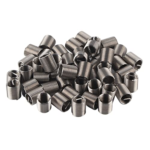 Kuuleyn 50 -pcs -Gewindeeinsätze, männliche weibliche Reduzierung von Nussreparaturwerkzeug, Edelstahlverschluss Langlebiger Metrik -Inch -Konvertierungskit Automotive Mechanic (2d) von Kuuleyn