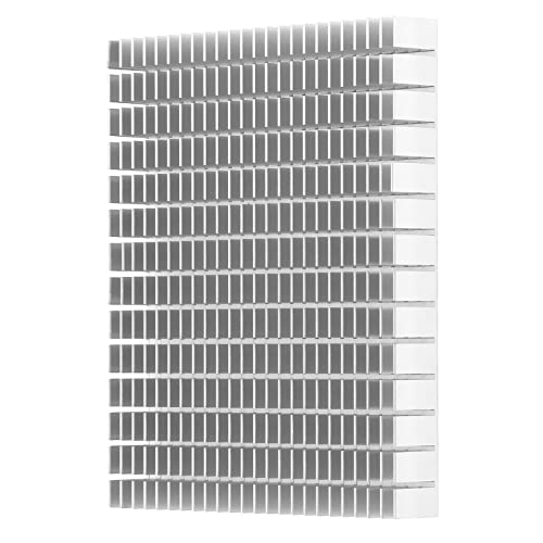 Kuuleyn Aluminium Kühlkörper, kühlerer Kühler effizienter, Kühllösung für CPU-Verstärker-PCB-Hochleistungs-Elektronik-Thermalmanagement für DIY-Projekte Professionelle Verwendung (Weiß) von Kuuleyn