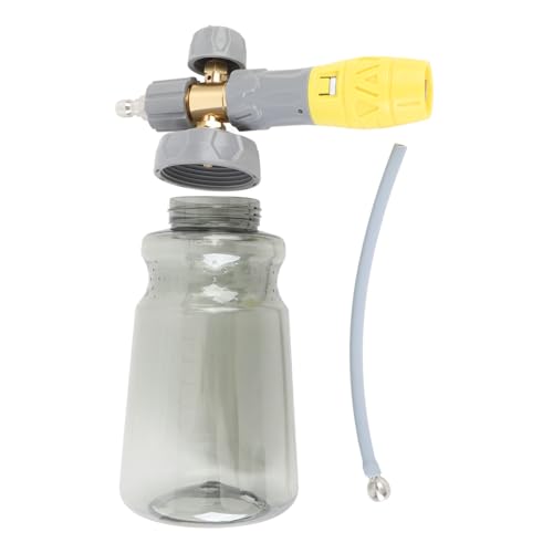 Kuuleyn -Auto -Schaumsprühgerät, Schaumstoffkanone für Druckwaschmaschine, Autowaschsprühschütze, einstellbare 1000 ml Hochdruckventilator Form Sprühen für Motorradbodenfensterdach von Kuuleyn