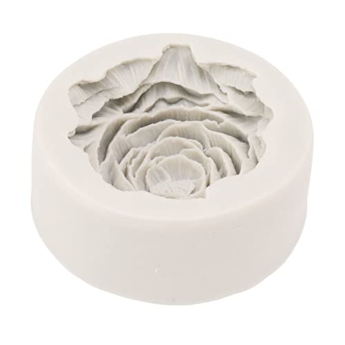 Kuuleyn Blütenform, Silikonrosenschokoladenform, Kuchenzucker -Backform, dekorative weiche Silikonkuchenschokoladenschokolade Seife für DIY (Stil 1) von Kuuleyn