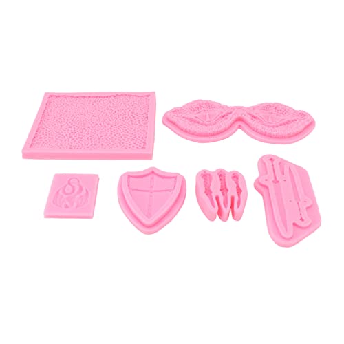 Kuuleyn Blütenform, Silikonrosenschokoladenform, Kuchenzucker -Backform, dekorative weiche Silikonkuchenschokoladenschokolade Seife für DIY (Stil 6) von Kuuleyn