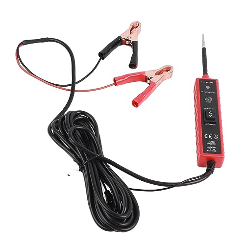 Kuuleyn Circuit -Tester mit leichter, testlicht Automobilautomotive und Circuit -Tester mit LED -Licht 6-24V Multifunktionen Automobil -Testsonde für Booteanhänger von Kuuleyn