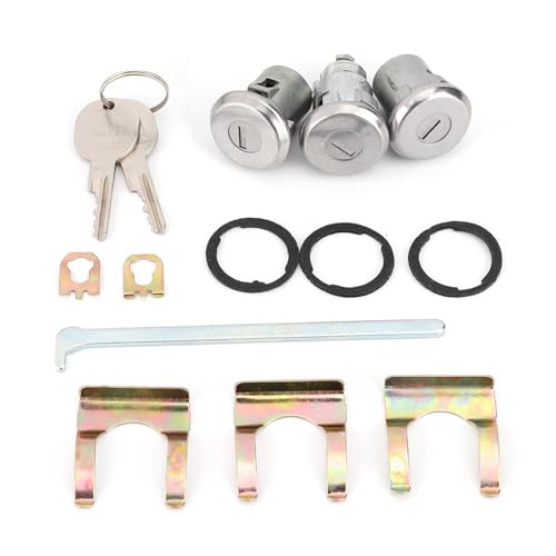 Kuuleyn Cutlass Lock Set, Door Trunk Key Kit,654394765282 Replacement Fits for High Quality Iron Materials Match Car Accessories OEM Replacement DIY Enthusiasts Kuuleyn Cutlass Lock Set, Door Trunk Key Kit,654394765282 Replacement Fits for High Quality Iron Materials Match Car Accessories OEM Replacement DIY Enthusiasts von Kuuleyn
