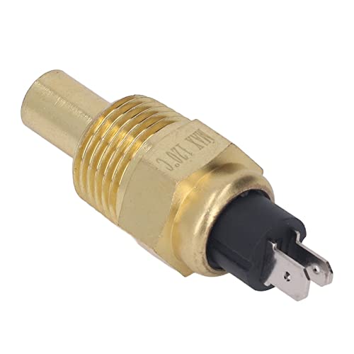 Kuuleyn -Gewinde Motor Öl Wassertemperatursensor, Öl Wassertemperatursensor Motor Kühlmittel Temperatur Wandler 1 2npt Gewinde 6 24 V (NPT1/2 short) von Kuuleyn