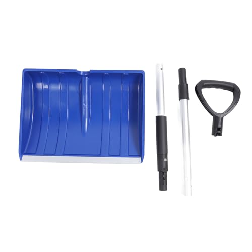 Kuuleyn Multi -funktionaler Schneeschaufel, Schneeschaufelentfernungswerkzeuge, Abnehmbarer Kapazität Leichtes tragbares tragbares Sauberwerkzeug für KAR -Garten für große (Blau) von Kuuleyn