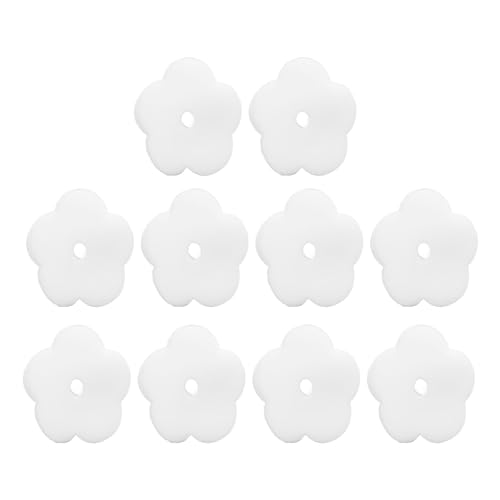 Kuuleyn Pieces Sponge for Hot Tub Accessories, Flower Oil Scum Absorber,10Pcs Hot Tub Sponge Scum Remover Swimming Pool Spa Flower Shaped Oil Absorber for Swimming Pool and Spa von Kuuleyn
