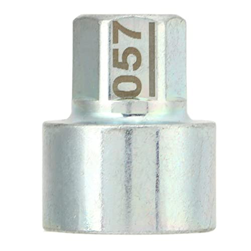 Kuuleyn -Radschlossschlüssel, Anti -Diebstahl -Lugnut -Sockel, Metallmaterial Austausch für 1 3 5 6 7Series x1 x2 x3 x4 x5 x6 Z4 041 Rostproof Hochfest -Fitment Original -Teil (057) von Kuuleyn