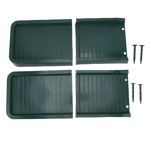 Kuuleyn Regenrinne Downspout -Erweiterung, Down Spout Extender, Drain Gutter Guard Diverter, wetterfestem PP Regenabwärtsspitze Splash Block für Outdoor (Grün) von Kuuleyn