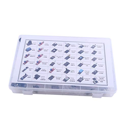 Kuuleyn Sensormodul-Kit, Ultimate 37-in-1-Sensormodul-Kit für MCU Education-Benutzer mit Box Kuuleyn Sensormodul-Kit, Ultimate 37-in-1-Sensormodul-Kit für MCU Education-Benutzer mit Box von Kuuleyn