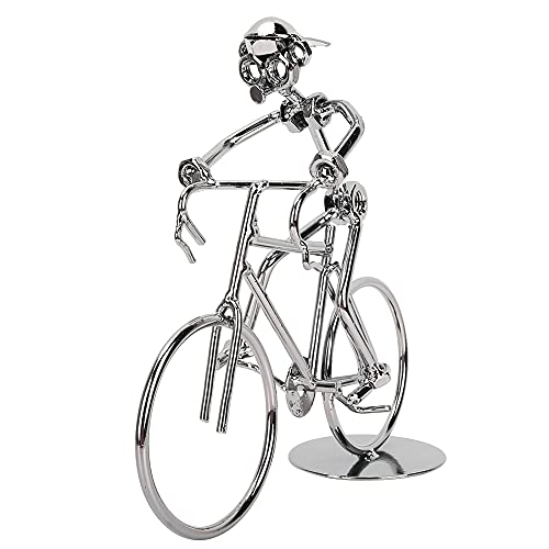 Kuuleyn Skulptur Radfahrer Vintage Fahrradfahrer Modell Fahrer Statuen Metall Fahrrad Fahrrad Für Home Desktop Decor Ornaments Geschenke von Kuuleyn