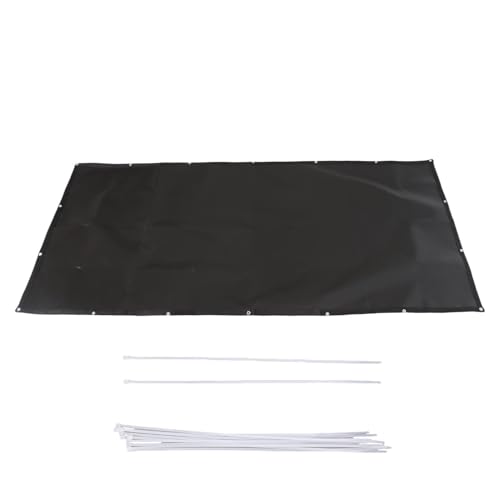 Kuuleyn Unter Grill Matte für Outdoor, Grill Matte Fiberglas Regen und Feuer beständige Herd Wand Schutz für einfache Reinigung Grill Zaun Schutz für Decks und Patios (3 * 6ft) von Kuuleyn